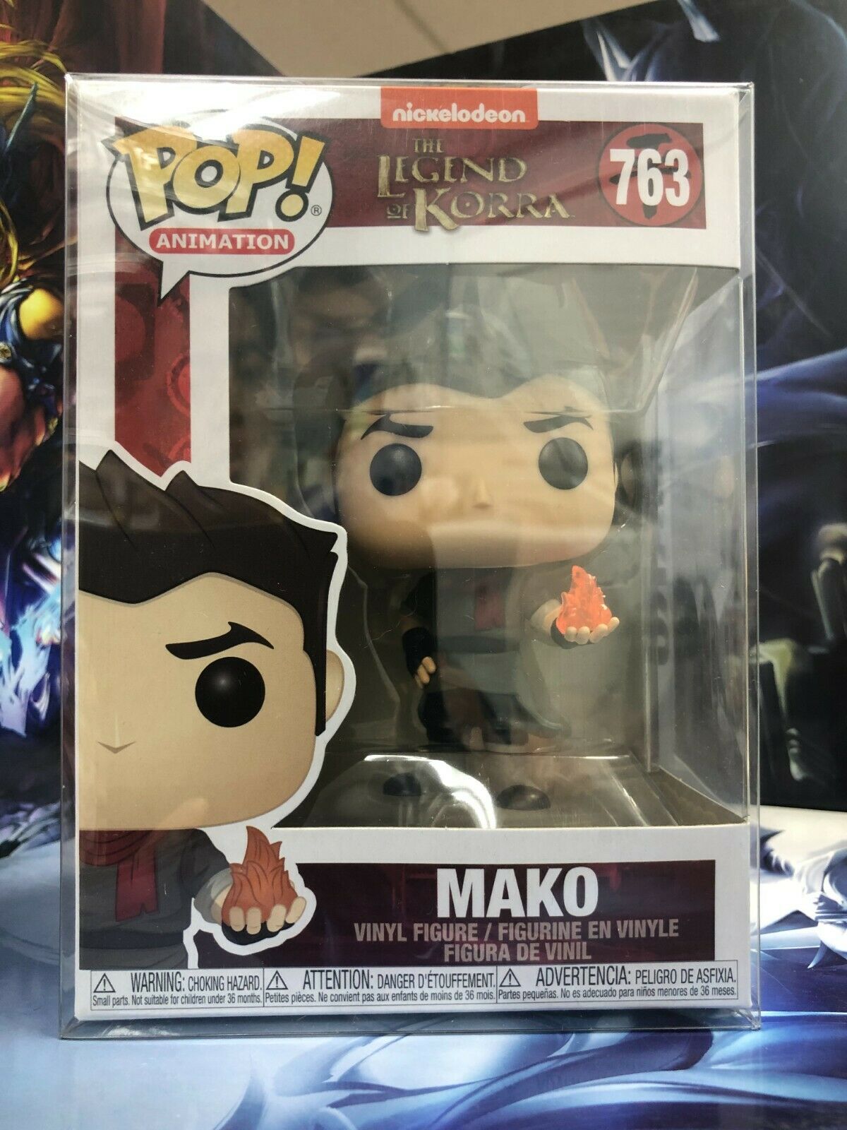 Funko POP! Animation: Legend of Korra MAKO Figure #763 w/ Protector –  Toystops