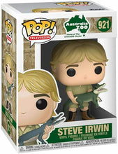 Load image into Gallery viewer, Funko POP! TV:  Australia Zoo STEVE IRWIN Figure #921 w/ Protector