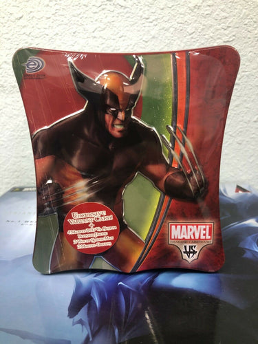 Upper Deck Marvel Definitive Super Hero TCG Booster Packs WOLVERINE Tin Box Set