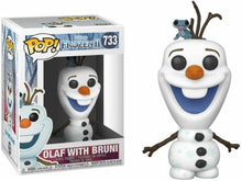 Load image into Gallery viewer, Funko POP! Disney: Frozen 2 OLAF with BRUNI Figure #733 w/ Protector