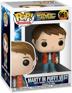 Funko POP! Movies: Back To The Future MARTY in PUFFY VEST #961 w/ Protector