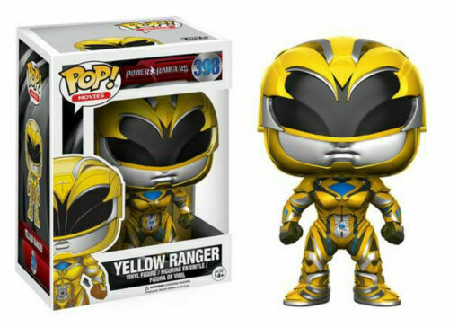 Funko POP! Games: Power Rangers YELLOW RANGER Figure #398 DAMAGE BOX