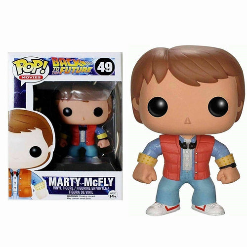Funko Pop Movies: Back to the Future - Marty McFly Figure #3400 MINOR DAMAGE BOX