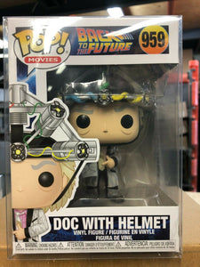 Funko Pop! Movies: Back to the Future DOC with HELMET Figure #959 