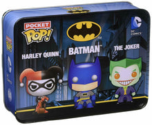 Load image into Gallery viewer, Batman DC Comics Pocket Pop! Mini Vinyl Figure 3-Pack Tin