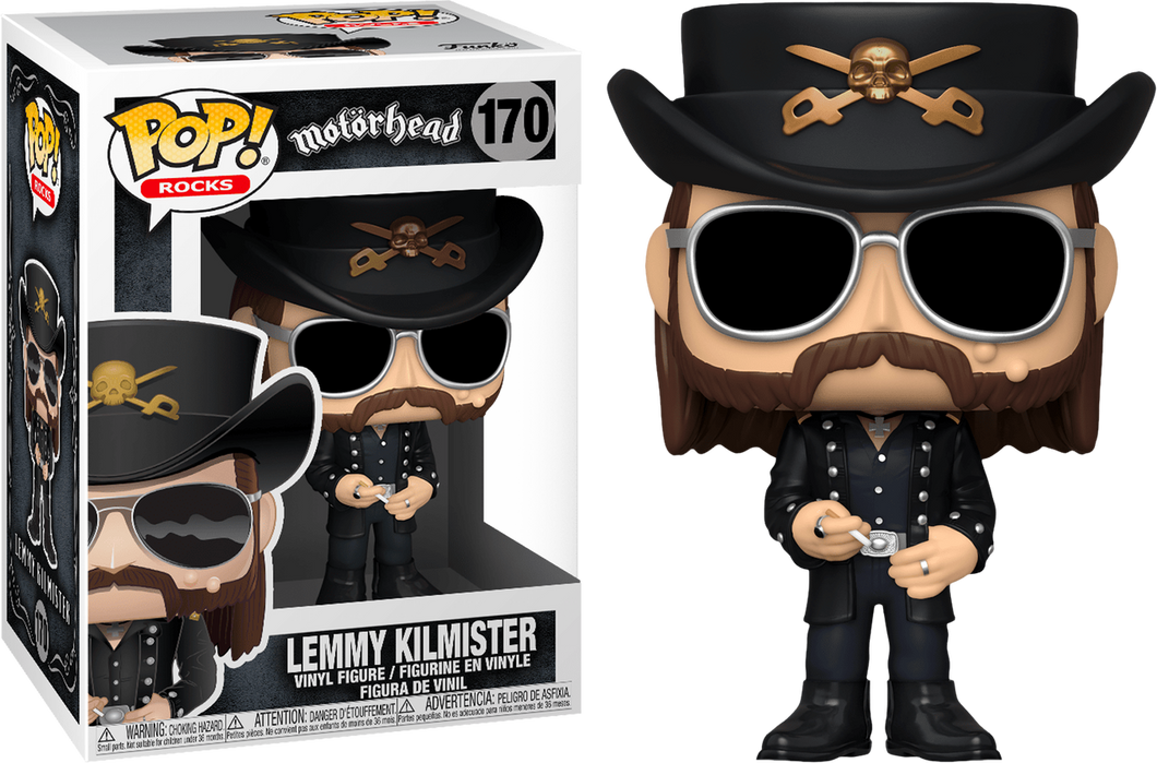 Funko POP! Rocks: Motorhead LEMMY KILMISTER Figure #170 w/ Protector