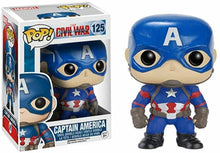 Load image into Gallery viewer, FUNKO Pop! Marvel Captain America Civil War Captain America #125  w/ Protector