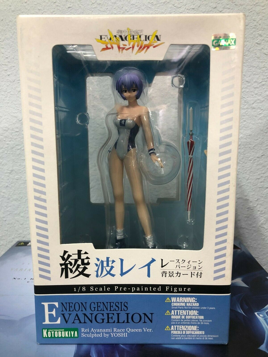 KOTOBUKIYA Neon Genesis Evangelion REI AYANAMI Race Queen Statue 1/8 Scale