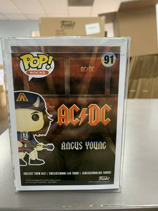 Funko POP! Music: AC/DC ANGUS YOUNG Chase Figure #91 w/ Protector