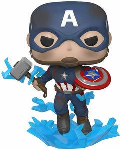 Funko POP! Marvel: Avengers Endgame CAPTAIN AMERICA Figure #573 w/ Protector