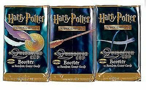 HARRY POTTER QUIDDITCH CUP COLLECTIBLE CARD GAME BOOSTER PACKS X3 FACTORY SEALED