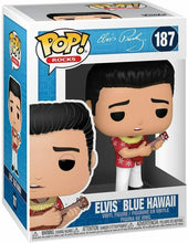 Load image into Gallery viewer, Funko Pop Rocks: Elvis Presley - Elvis Blue Hawaii Figure #40139 w/ Protector