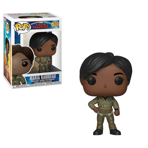 Funko POP! Marvel: Captain Marvel - Maria Rambeau #430 w/ POP Protector