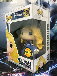 Funko POP! Disney: Princess AURORA Blue Dress CHASE Figure #325 w/ Protector