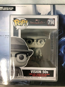 Funko POP! Marvel Studios: Wanda Vision VISION 50s Figure #714 w/ Protector