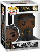 Load image into Gallery viewer, Funko POP! Rocks TUPAC SHAKUR in Vest with Bandana Figure #158 w/ Protector