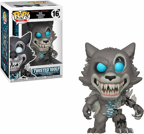 Funko POP! Books Five Nights at Freddys TWISTED WOLF Figure #16 w/ Protector