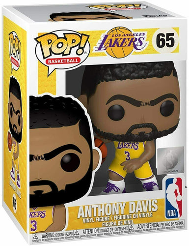 Funko POP! NBA LA Lakers ANTHONY DAVIS Figure #65 w/ Protector