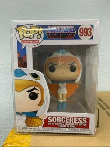 Funko POP! TV Masters of the Universe SORCERESS Figure #993 w/ Protector