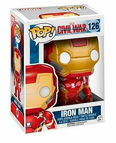 Funko Pop! Captain America 3 Civil War Iron Man Vinyl Action Figure