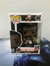 Load image into Gallery viewer, Funko POP! NFL JIM BROWN Figure #80 w/ Protector