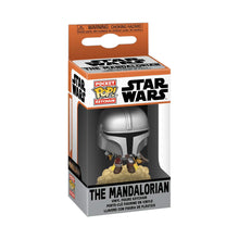 Load image into Gallery viewer, Funko Pop! Keychain: The Mandalorian - Mandalorian with Blaster