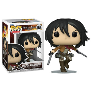 Funko POP Animation: Attack On Titans - Mikasa Ackerman Figure w/ Protector