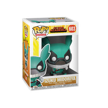 Load image into Gallery viewer, Funko POP! Animation: My Hero Academia DEKU with Helmet Figure #603 w/ Protector