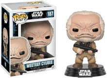 Load image into Gallery viewer, Funko Pop Star Wars: Rogue One - Weeteef Cyubee Toy Figure