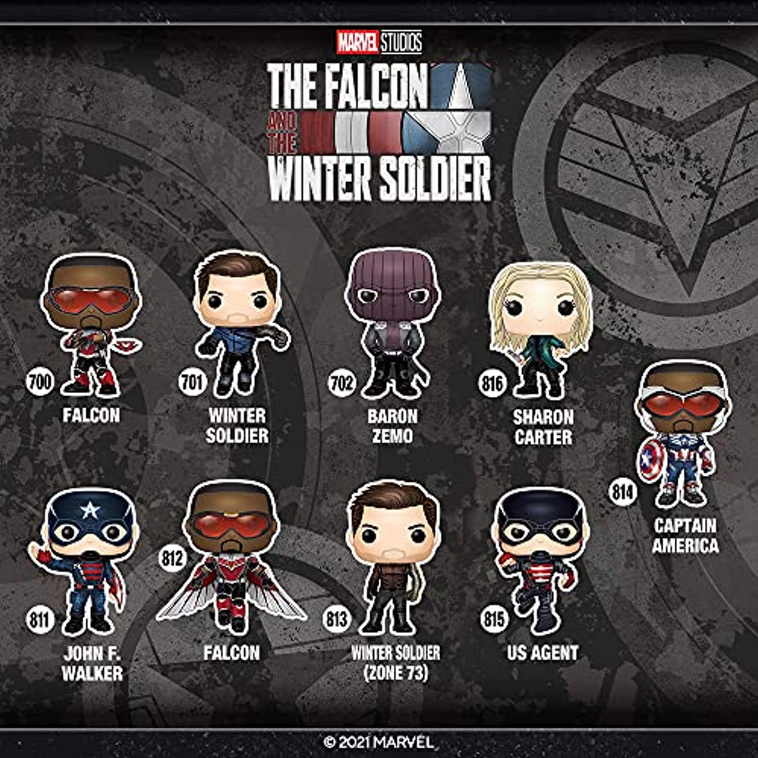 Funko Pop! Marvel: Falcon and The Winter Soldier - Captain America (Sa – Toystops