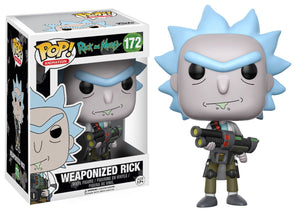 Funko POP Animation Rick and Morty Weaponized Rick (Styles May Vary) Action Figure