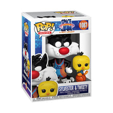 Load image into Gallery viewer, Funko POP! Movies: Space Jam, A New Legacy SYLVESTER &amp; TWEETY #1087 w/ Protector