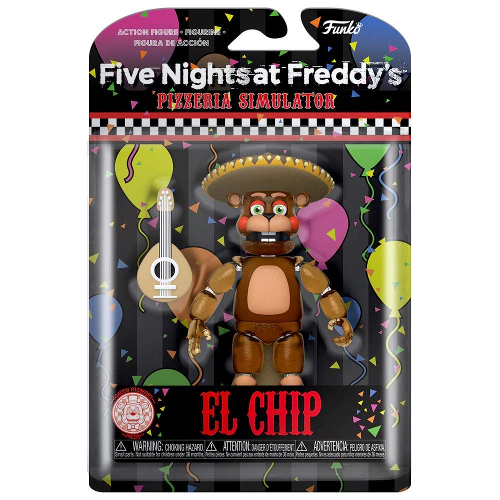 Funko Action Figures: Five Nights at Freddy's Pizza Simulator - El Chip, Multicolor