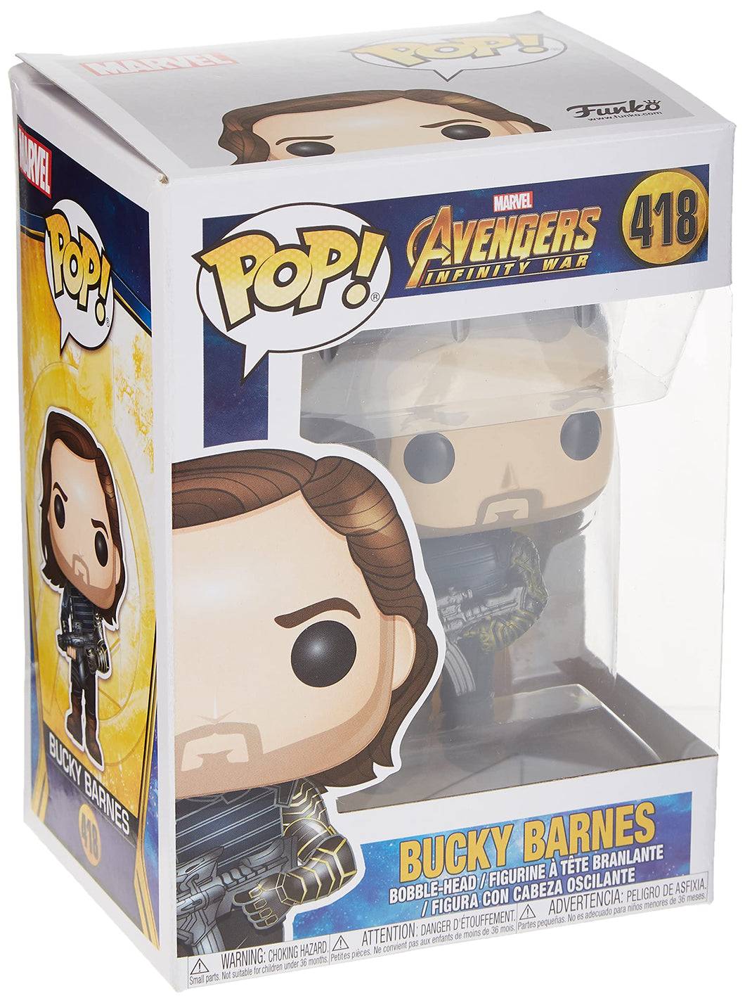 Funko POP! Marvel: Avengers Infinity War - Bucky Barnes with Weapon -
