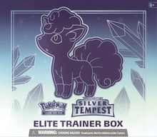 Load image into Gallery viewer, Pokémon TCG: Sword &amp; ShieldSILVER TEMPEST Elite Trainer Box