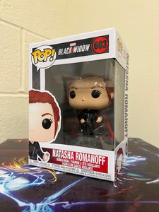 Funko POP! Marvel: Black Widow  NATASHA ROMANOFF Figure #603 w/ Protector