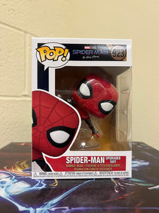 Funko POP! Marvel: Spider-Man SPIDER-MAN Upgraded Suit Figure #923 w/ Protector