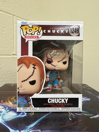 Funko POP! Movies: Bride of Chucky CHUCKY Figure #1249 w/ Protector