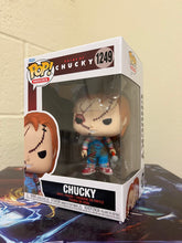 Load image into Gallery viewer, Funko POP! Movies: Bride of Chucky CHUCKY Figure #1249 w/ Protector