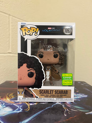 Funko POP! Moon Knight SCARLET SCARAB Summer 2022 Con Exclusive w/ Protector