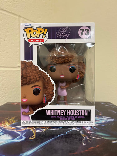 Funko POP! Icons WHITNEY HOUSTON I Want to Dance with Somebody #73 w/ Protector