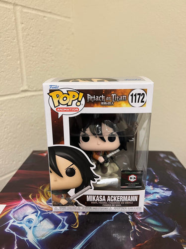 Funko POP! Attack On Titan MIKASA ACKERMAN  Chalice Exclusive #1172 w/ Protector