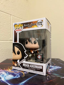 Funko POP! Attack On Titan MIKASA ACKERMAN  Chalice Exclusive #1172 w/ Protector