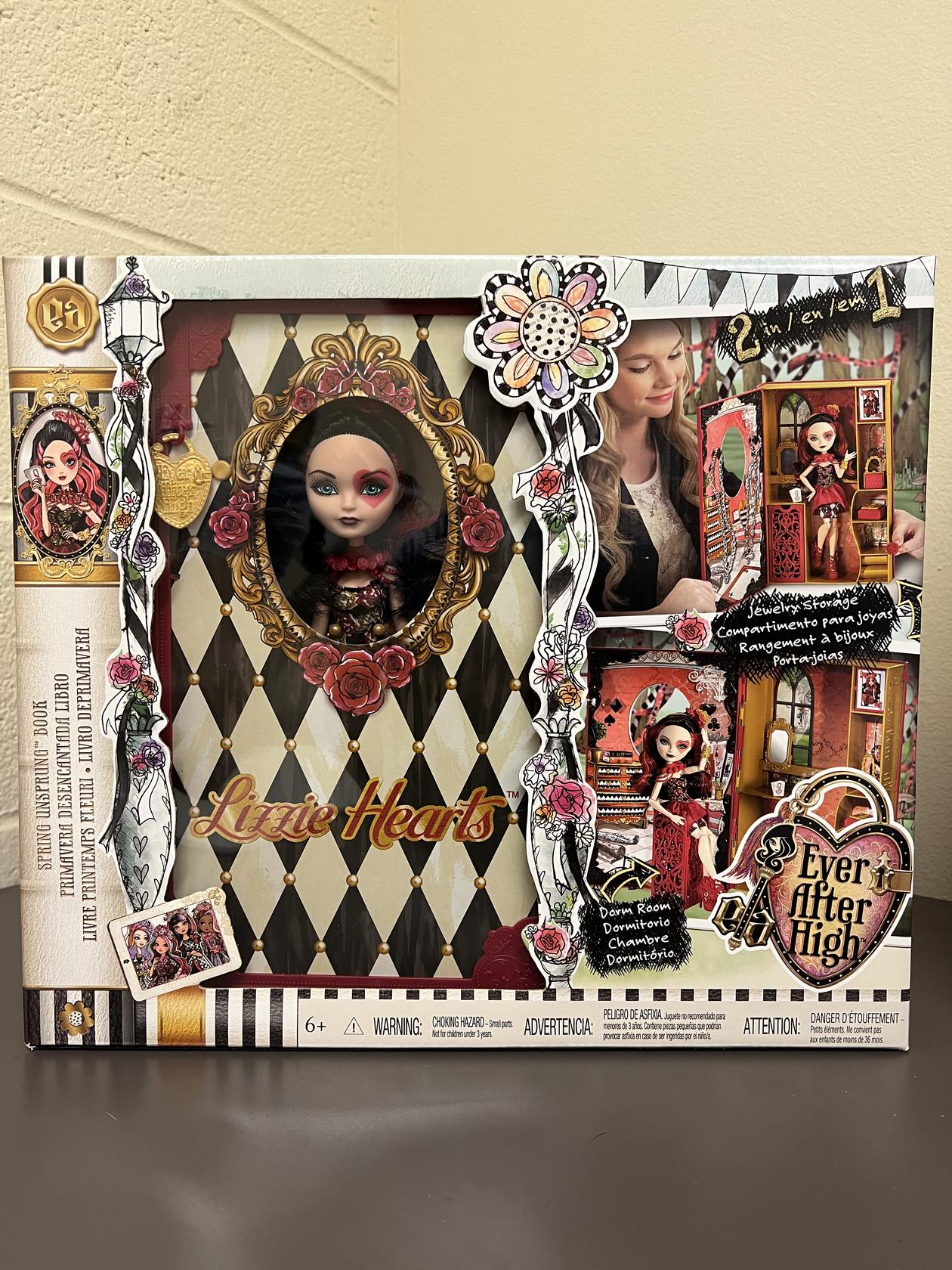 Ever After High Lizzie hearts  Ever after dolls, Ever after high, Ever  after