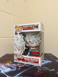 Funko POP! Hunter X Hunter KILLUA ZOLDYCK AAA Exclusive #1106 w/ Protector