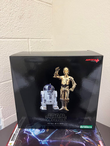 KOTOBUKIYA Star Wars: C-3PO And R2-D2 ArtFX+ Statue Two-pack