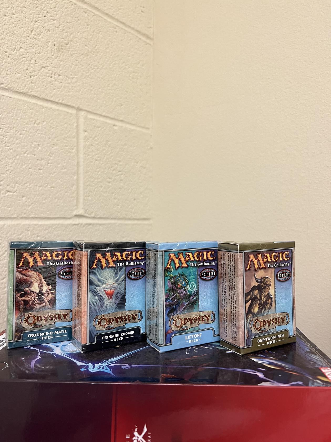 WOTC MtG ODYSSEY Set - Pressure Cooker, Liftoff, One-Two Punch, Trounc Toystops WOTC MtG ODYSSEY Set - Pressure Cooker, Liftoff, One-Two Punch, Trounc Toystops