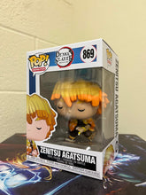 Load image into Gallery viewer, Funko POP! Animation: Demon Slayer ZENITSU AGATSUMA Figure #869 w/ Protector