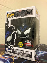 Load image into Gallery viewer, Funko POP! Marvel MAYHEM (APRIL PARKER) GITD Special Ed w/ Protector