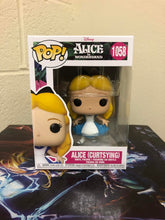 Load image into Gallery viewer, Funko POP! Disney: Alice in Wonderland 70th ALICE Curtsying #1058 w/ Protector